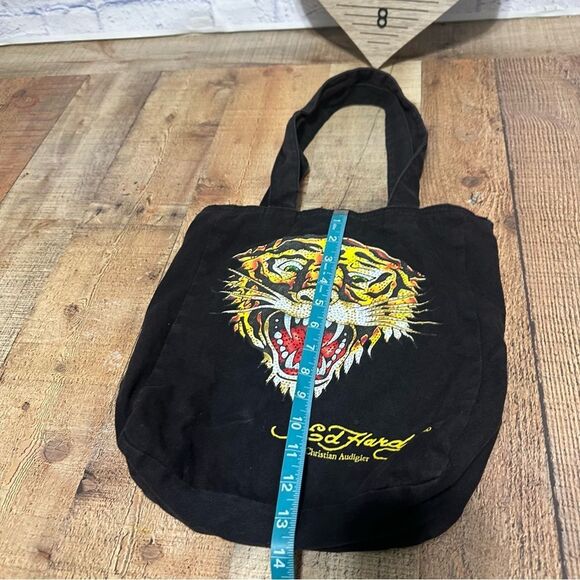 Ed Hardy Tiger Tote Bag Rhinestones - Picture 8 of 11